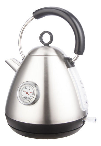 Peabody Stainless Steel Electric Kettle with Measuring Window 1.7L 1