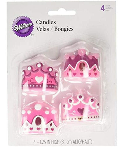 Wilton Princess Candles 4pc 2811-1001 2