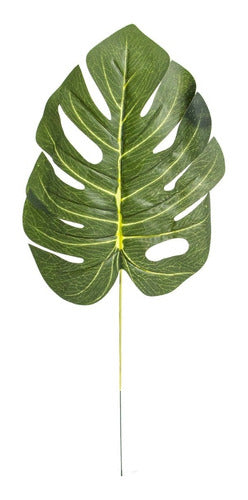 Griflor Hoja Verde Monstera Costilla De Adan Artificial Follaje 0