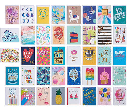 American Greetings Deluxe Birthday Card Assortment, Brillant 0