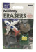 Qihao Set Of Erasers - Space And Military Theme 2