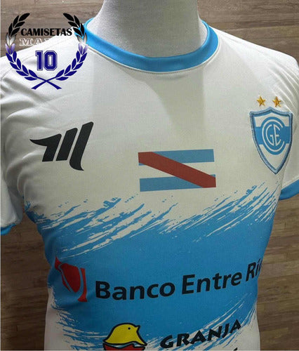 Gimnasia Entre Ríos 2023 Home Kit by Meglio with Number 7 1