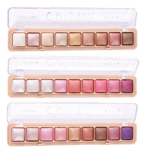 6 Paleta De Sombras Baked Cristal 4109 Vivai Atacado 1