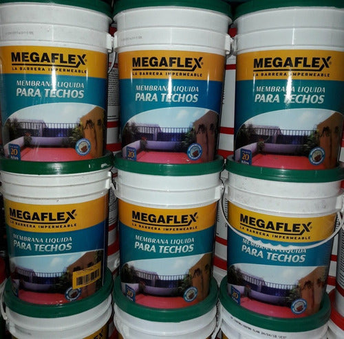 Membrana Liquida Megaflex 20 Kg Color Blanca 1