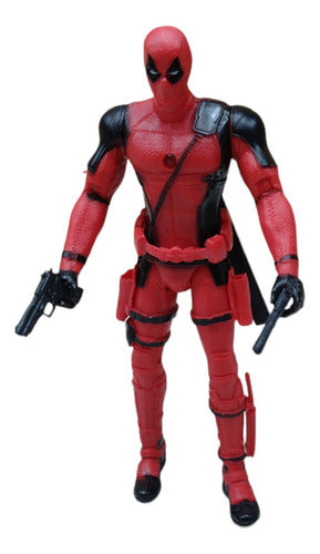 Muñeco Deadpool Articulado Con Accesorios X1 3