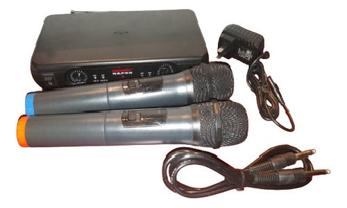 Temeisheng W-990 Wireless Microphone Kit + Receiver 0