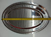 Symbolmayorista Oval Serving Tray 42 cm Stainless Steel 2