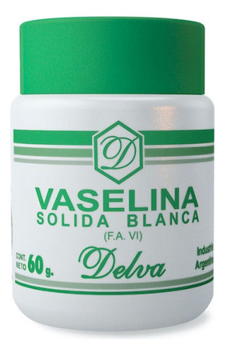 Vaselina Solida Delva 60g Pura Sin Fragancia 0