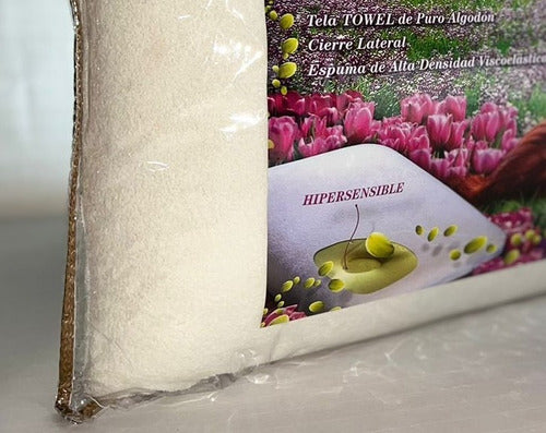 Fibrargent Cherie Eternelle Viscoelastic Foam Pillow 70x40 Towel 2