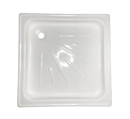 Su Ferretería Online Receptáculo Plato Ducha Piso Box Baño 60 X 60 Cuadrado 0