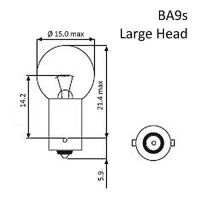 LTZ Lampa Hendidura 6v 6w Ba9s 9069 F- Puntiforme X1 V Crespo 0