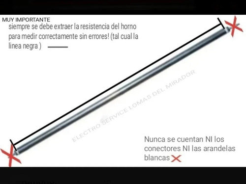 Bram 2 Resistencias Vela Horno Eléctrico 31 Cm (2 Unid X 31 Cm) 1