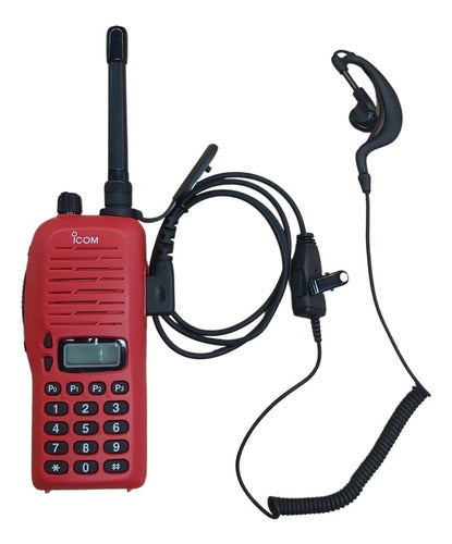 Fone De Ouvido Ptt Rádio Icom Ic-3fgx 3fgx G 1