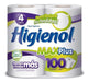 Pack X 18 Unid. Papel Higienico  Max Plus 4x100 Mt Higienol 0