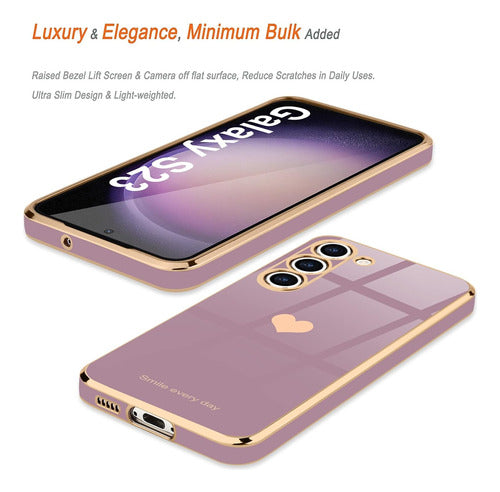 Teageo Lavanda Silicone Case for Samsung Galaxy S23 3