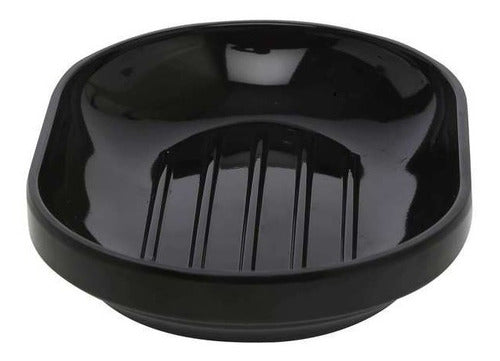 Umbra Step Black Soap Dish 1