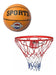 Sports Aro De Basquet Nº7 Con Resorte + Pelota Basket Nº7 0