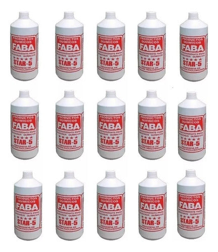 Faba Portable Odorless Dispersant Liquid for Chemical Toilets X 15 Units 0