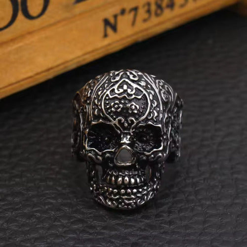 Importaciones Premium Anillo Calavera Masculino Acero Quirúrgico 2