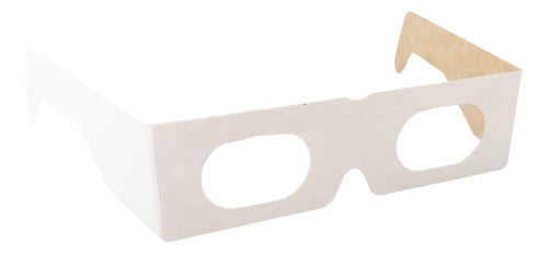 Everest Gráfica 3D Glasses - 100 Pack White and Wood Cardboard 0