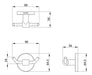 Genebre Percha Doble Creta Genwec Ac. Inoxidable 2