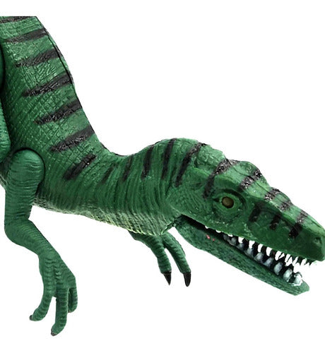 Mighty Megasaur Velociraptor Dinosaur Light and Sound Green 2