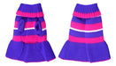 Yorkie Fuchsia Blue Ribbed Sweater 0