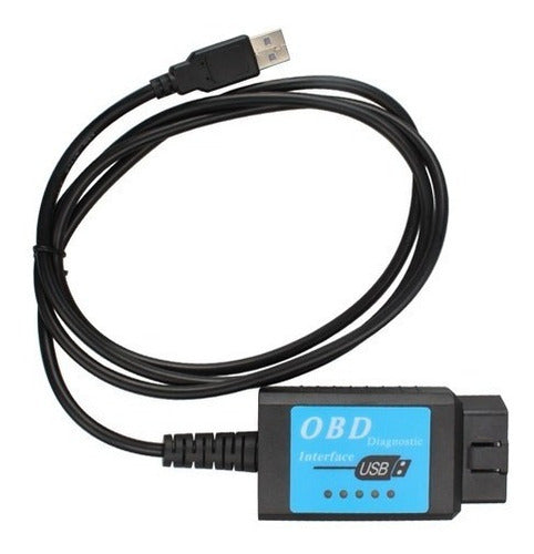 Escaner Automotriz Multimarca Elm327 Usb Obd2 0