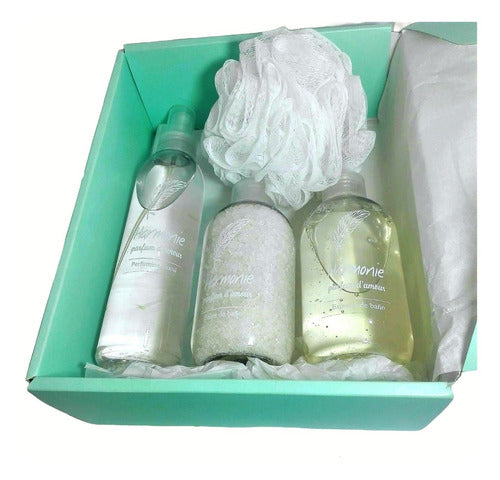 Spa Jasmine Aroma Gift Box Set for Relaxation - Perfect for Gifting a Special Moment of Relaxation, Disconnect, and Enjoyment! - Aroma Caja Regalo Box Spa Jazmín Kit Set Relax N33 Feliz Dia
