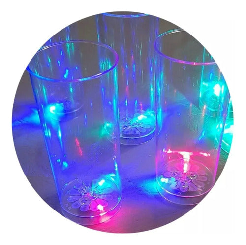 40 Vasos Luminosos Led ,  Cotillon Luminoso Led , Fluor !!! 6