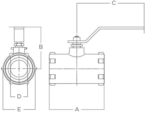 Suyai Approved Gas Ball Valve Reduced Passage 3/4 Inches 2