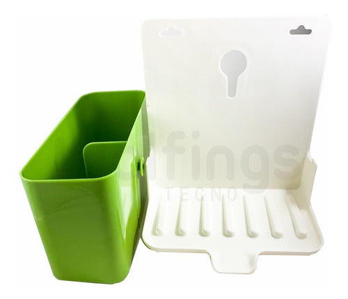 Sink or Bathroom Sponge Holder Organizer with Suction Cups Support 2