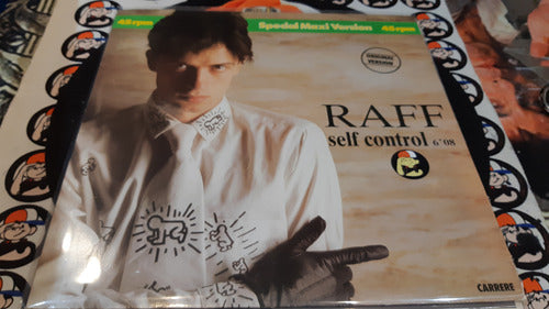 Raff Self Control Vinilo Maxi Germany 1984 Muy Buen Estado 0