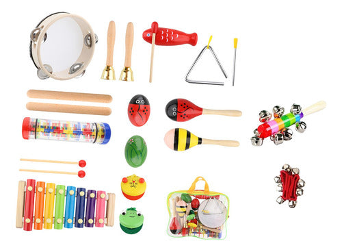 12 Pçs Montessori Música Brinquedo Conjuntos De Percussão 0