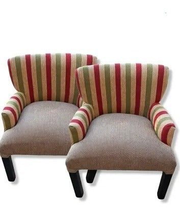 Set of 2 Armchairs with Armrests 2