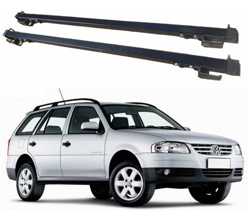 Metalivia Roof Railing Bars for VW Gol Country with Guard Rail 0