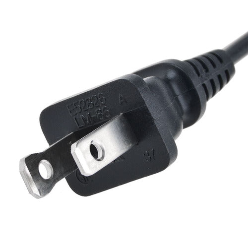 2prong Polarizado Cable Para Sharp Lc-52se94u Lc-52xs1u-s Lc 4