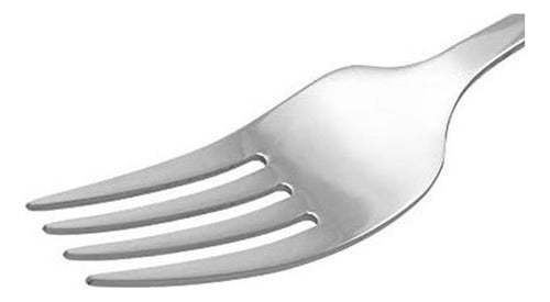 Amazon Basics Rounded Edge Stainless Steel Forks, Pack of 12 1