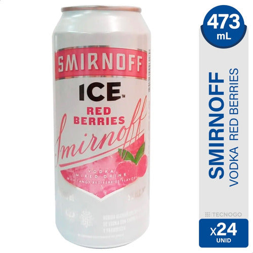 Smirnoff Ice Red Berries Flavored Vodka Can - Pack of 24 0