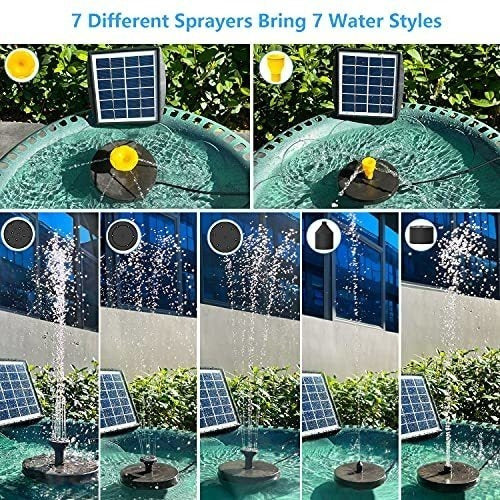 Bomba Solar De 3 W Para Baño De Pajaros 1