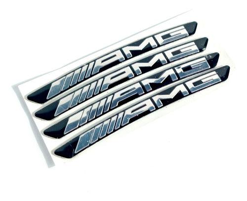 AutostylePro Mercedes AMG Decorative Rim Emblems Kit 1