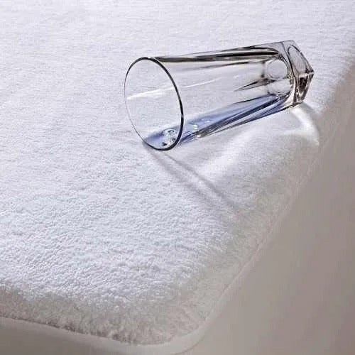 Waterproof Towel and PVC Fitted Mattress Protector 80 x 190 Single 0