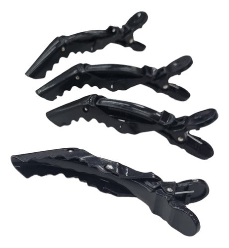 Alfa Juste Crocodile Hair Clips - Set of 4 1