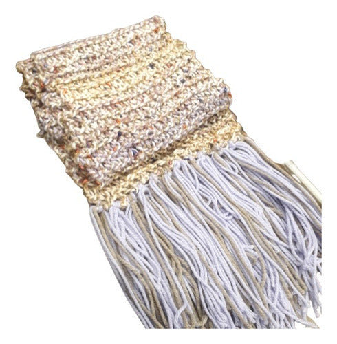 Asarina Combined Wool Scarf 2