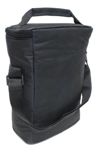 Matero 34X26X13Cm Bag 2 Adjustable Black Thermos - Bolso Matero 34x26x13cm Impermeable 2 Termos Negro Regulable