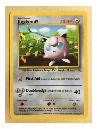 Darkside TCG Cartas Pokemon Jigglypuff 7 Black Star Promo 0