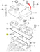 Plaqueta Roscada Fijacion Tapa Valvulas Ford Mondeo 10 11 1