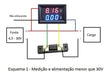 Voltímetro E Amperímetro Digital Led Dc 0-100v 50a C/ Shunt 4