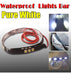 Xiulx98 4pcs 12 LED White Boat Car Bottom Clear Strip 5050 3