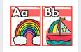 Digital Alphabet Poster - PNG and PDF 7